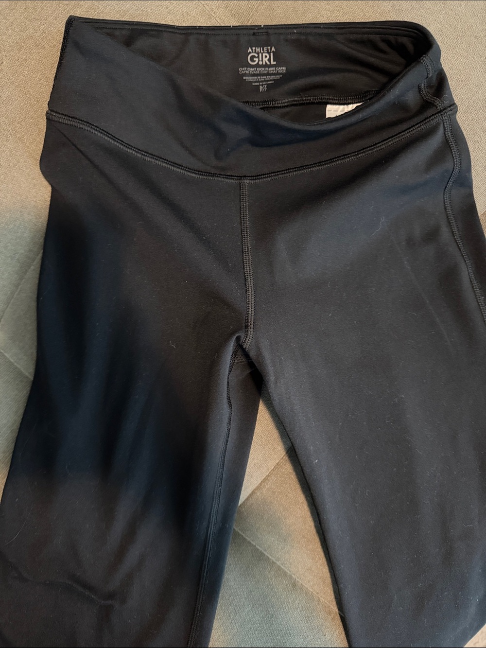Athleta Girl Black Performance Kick Flare